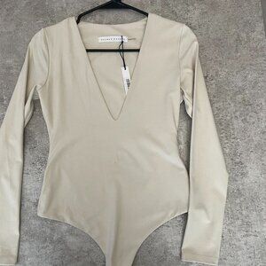 Susana Monaco Cream Bodysuit
